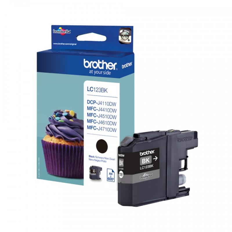 BROTHER CARTUCHO DE TINTA LC-123 NEGRO – Nurishi Online